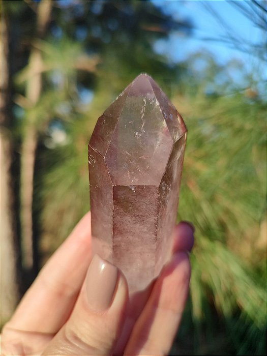 Ponta Quartzo Violeta Natural