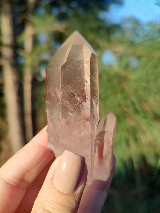 Ponta Quartzo Violeta Natural