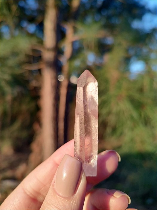 Ponta Quartzo Violeta Natural