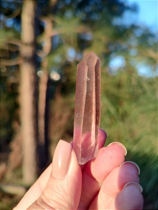 Ponta Quartzo Violeta Natural