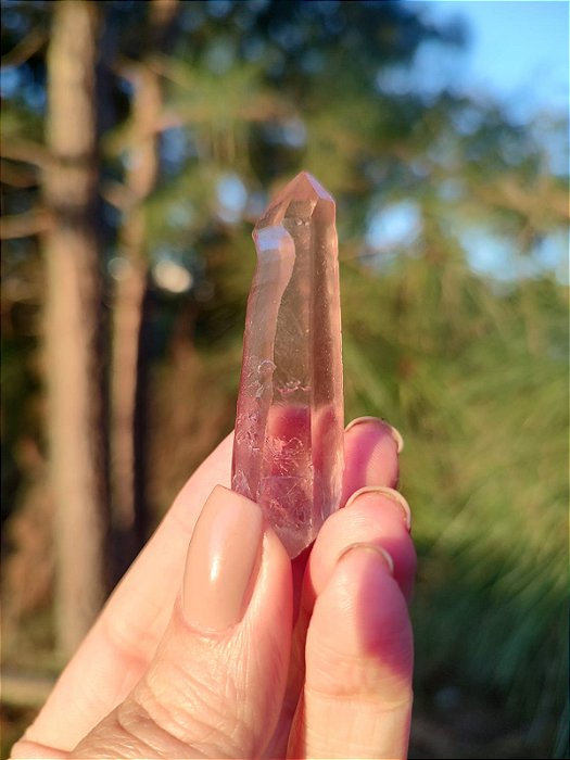 Ponta Quartzo Violeta Natural