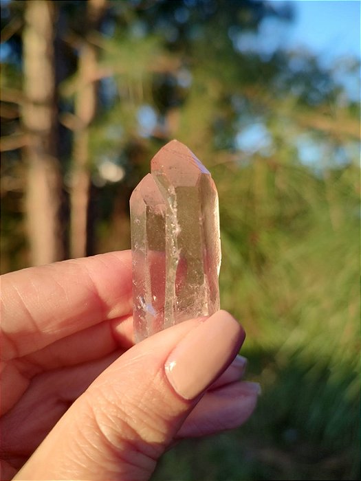 Ponta Quartzo Violeta Natural