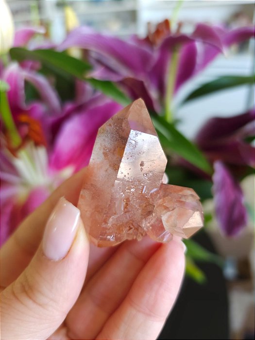 Drusa Quartzo Ocre Biterminado