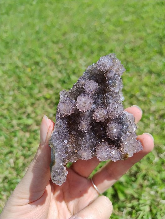 Drusa de Ametista com Mini Estalactites