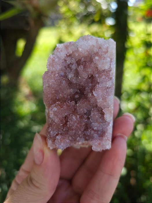 Drusa de Ametista Rosa