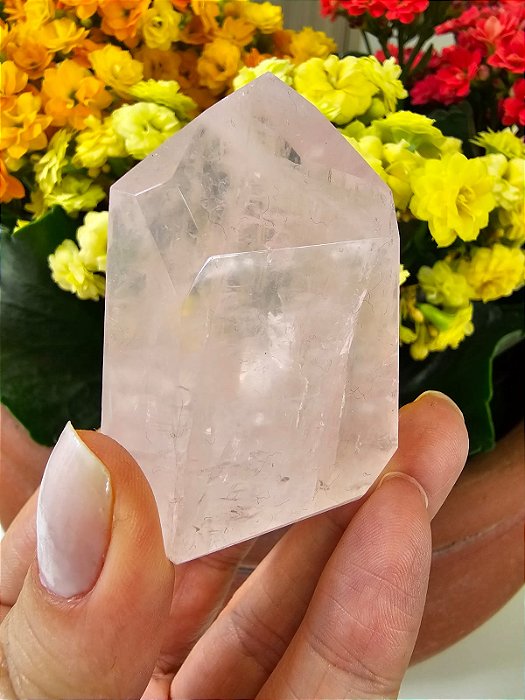 Ponta de Quartzo Rosa