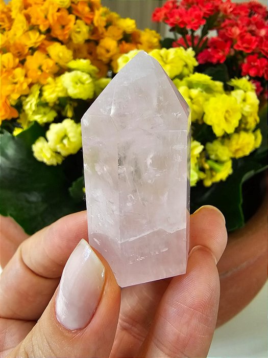 Ponta de Quartzo Rosa