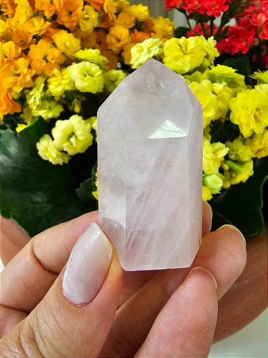 Ponta de Quartzo Rosa