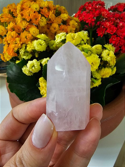 Ponta de Quartzo Rosa