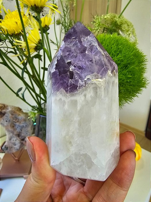 Ponta de Ametista Chevron