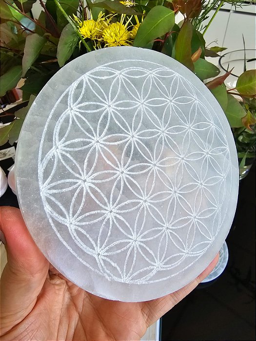 Flor da Vida em Selenita