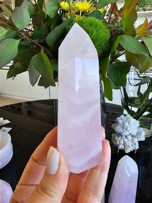 Ponta de Quartzo Rosa