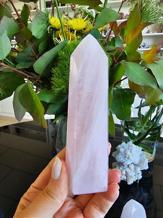 Ponta de Quartzo Rosa