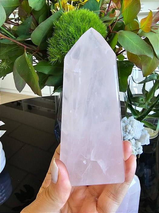 Ponta de Quartzo Rosa