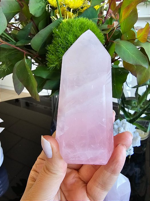 Ponta de Quartzo Rosa