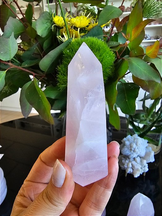 Ponta de Quartzo Rosa