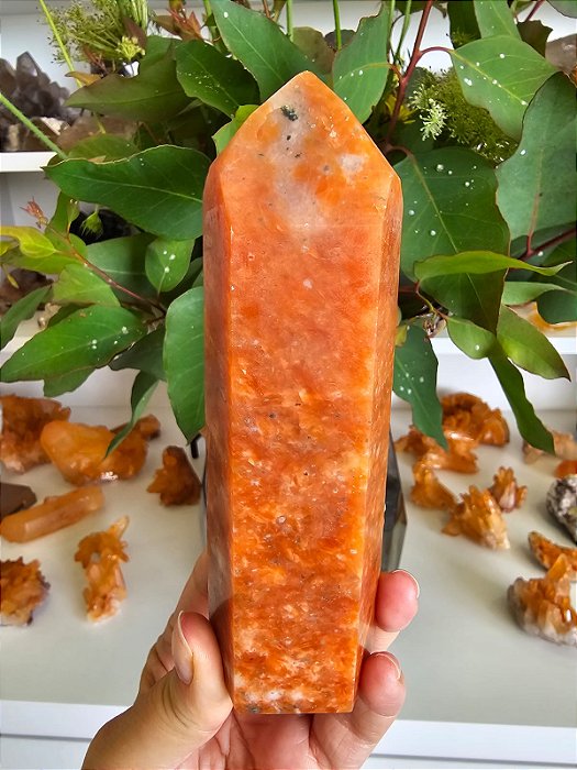 Ponta Calcita Laranja