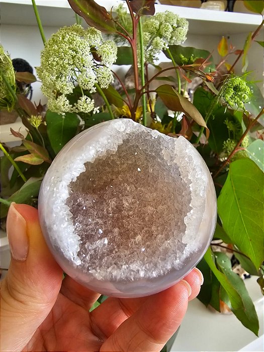 Esfera Geodo de Ágata