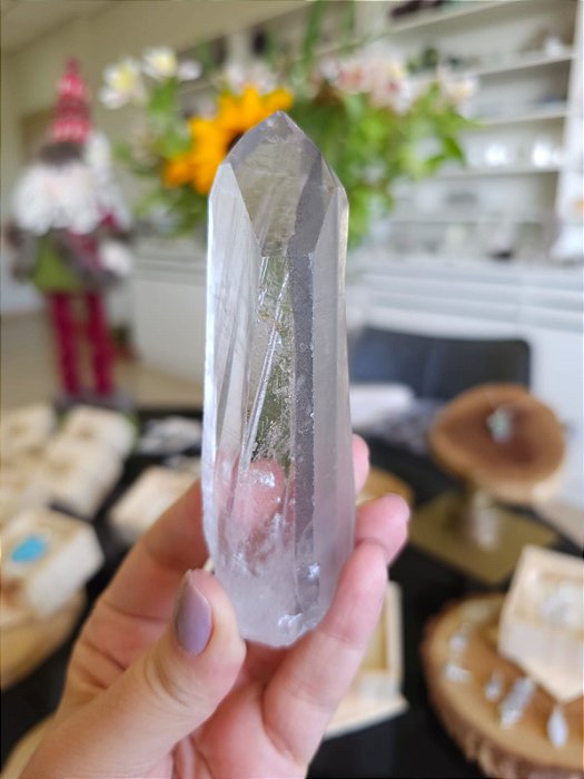 Ponta com Hematita Códigos Lemurianos e Imprint