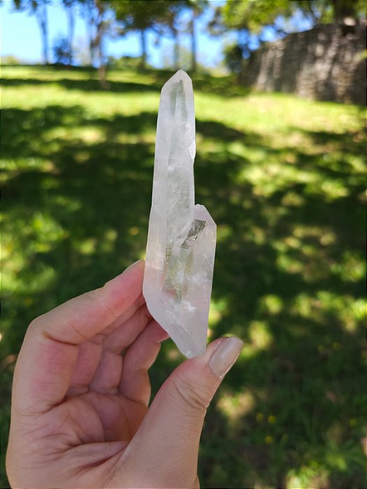 Mestre Gêmeo Quartzo Transparente