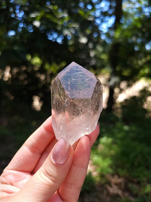 Quartzo com Rutilos Prata