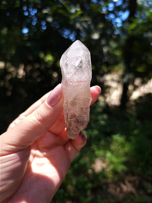 Quartzo com Rutilos Prata