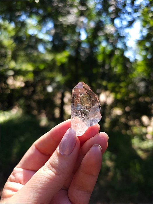 Quartzo com Rutilos Dourados