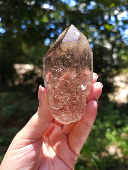 Quartzo com Rutilos Dourados