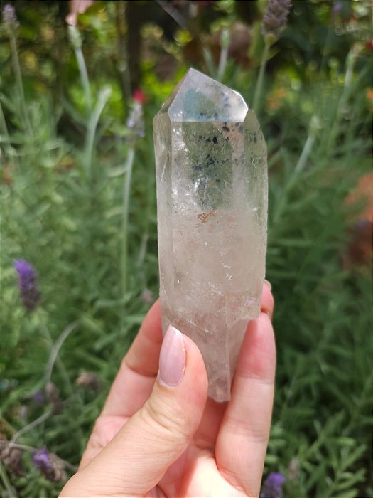 Quartzo com Blue Hematita