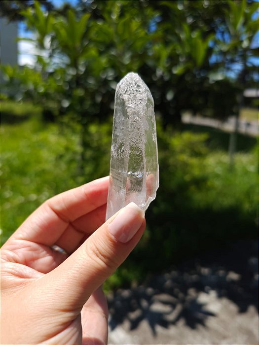 Quartzo Translúcido Rutilado com Corrosão Natural