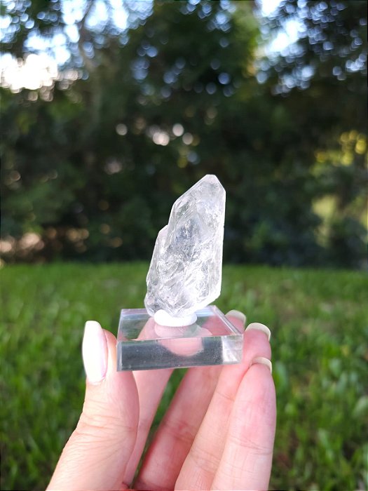 Cristais lightning (Quartzo Raio) Gêmeo