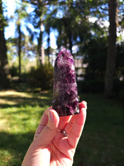 Fluorita Arco-íris ( Formação Roxa e Verde)