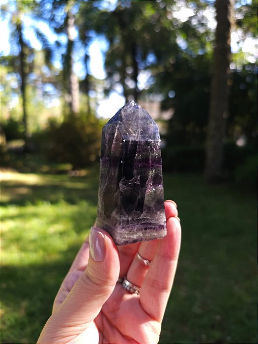 Fluorita Arco-íris ( Formação Roxa e Verde)