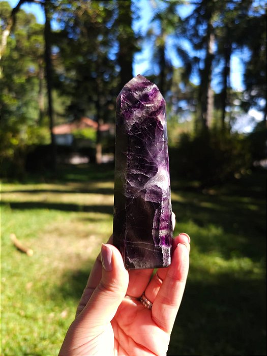 Fluorita Arco-íris ( Formação Roxa e Verde)