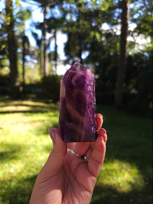 Fluorita Arco-íris ( Formação Roxa e Verde)