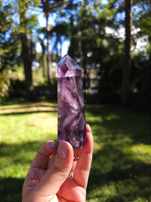 Fluorita Arco-íris ( Formação Roxa e Verde)