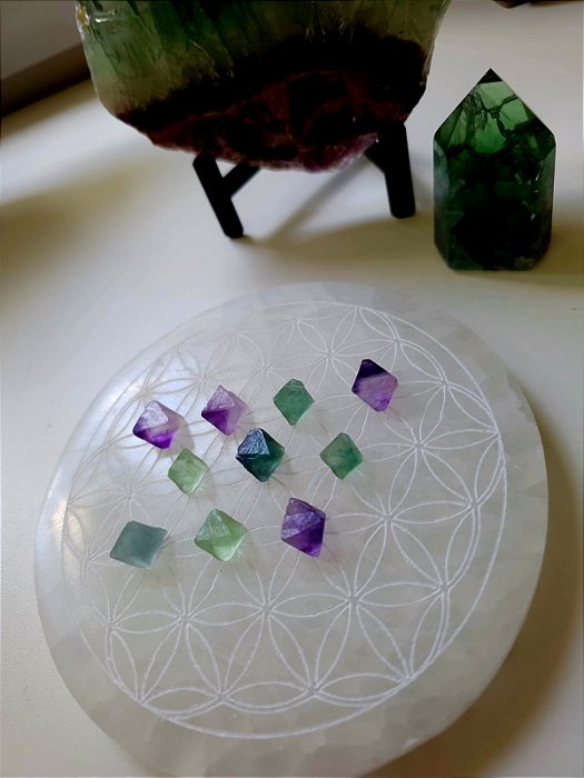 Lote de Fluorita Octaedro