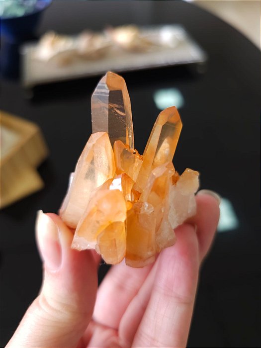 Drusa de Quartzo Tangerina