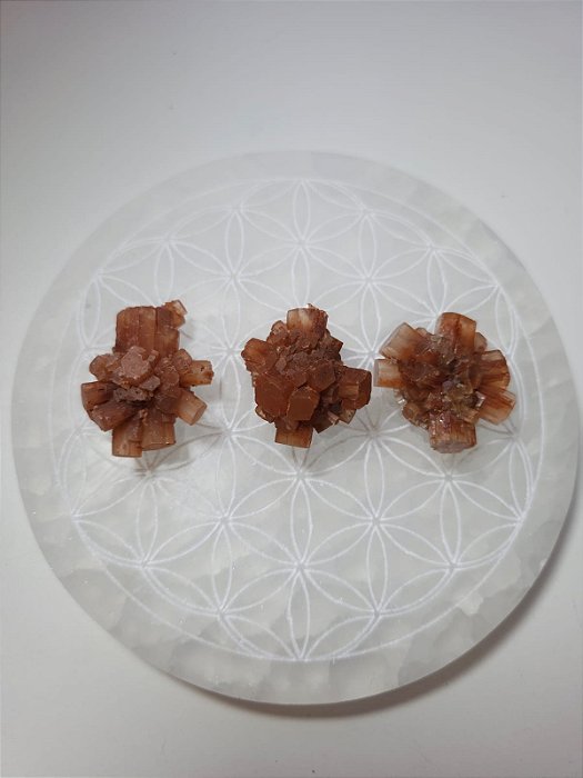 Lote Aragonita Sputnik 3 peças