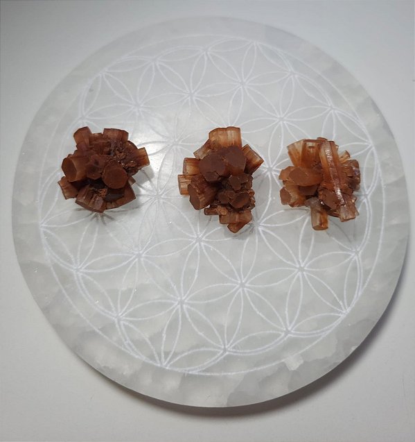 Lote Aragonita Sputnik 3 peças