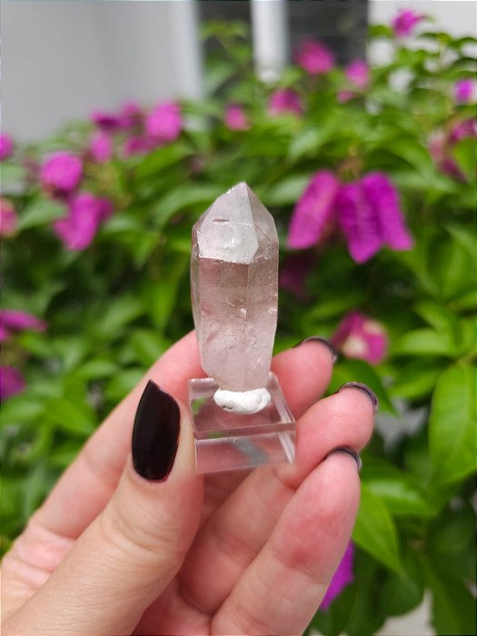 Ponta Quartzo Violeta Natural