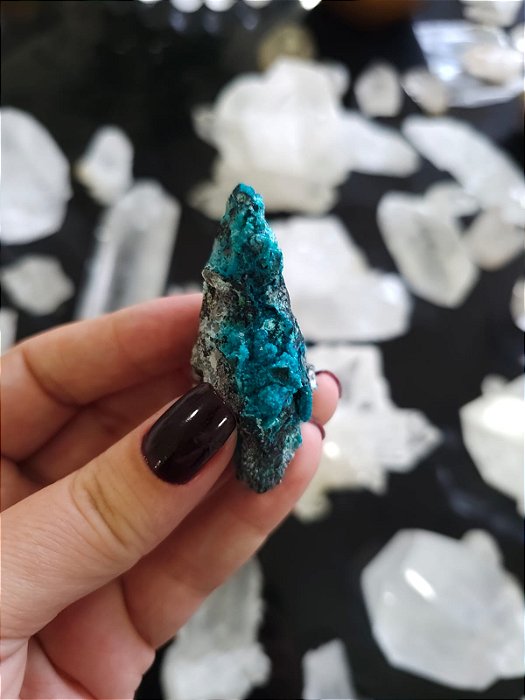 Crisocola no Quartzo