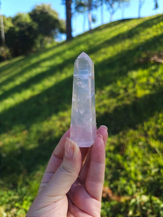 Ponta de Quartzo Rosa Extra