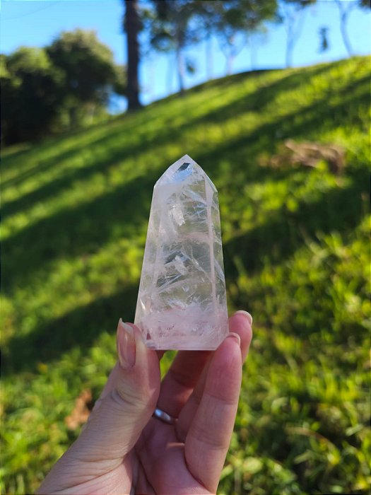 Ponta de Quartzo Rosa Extra