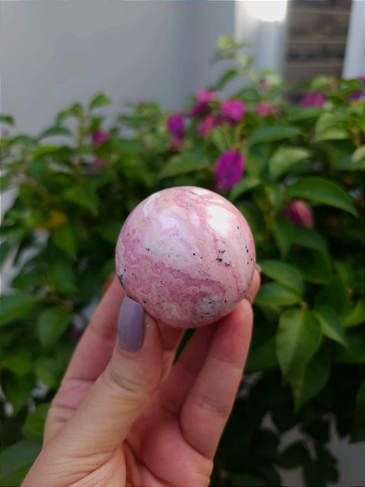 Esfera de Opala Rosa