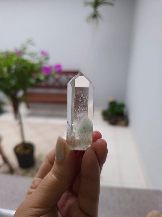 Ponta de Quartzo com Clorita