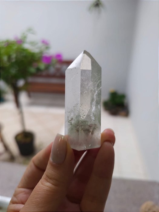 Ponta de Quartzo com Clorita