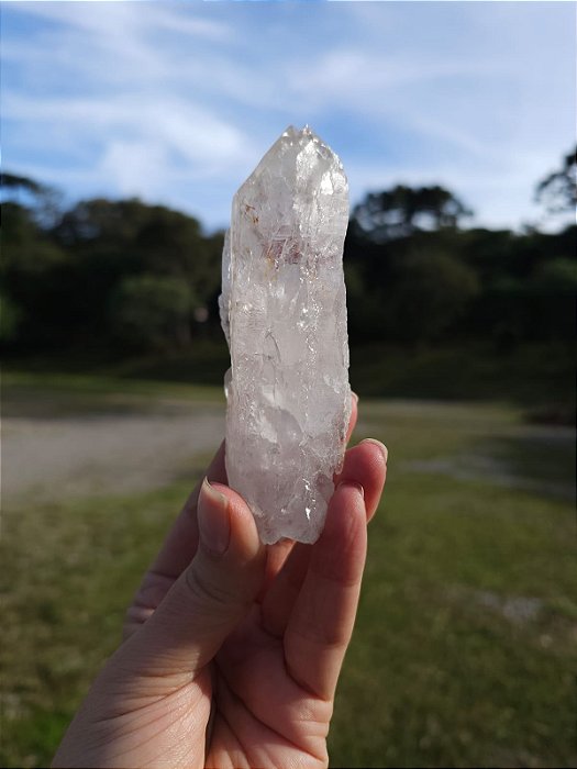 Cristais Lightning (Quartzo Raio) Ísis Autocurado Trigonico