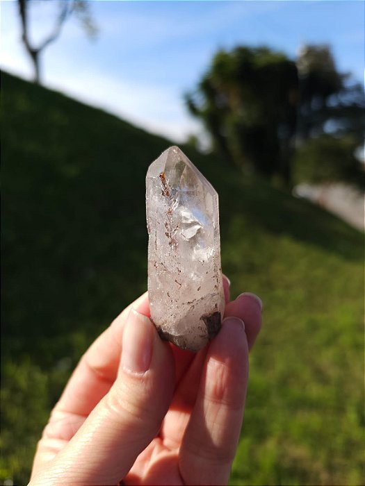 Cristais lightning (Quartzo Raio) Ísis