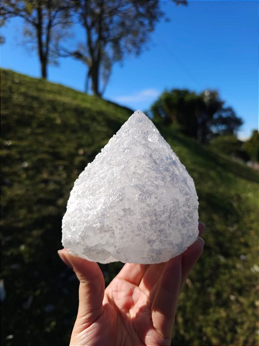 Ponta de Quartzo Véu de Noiva